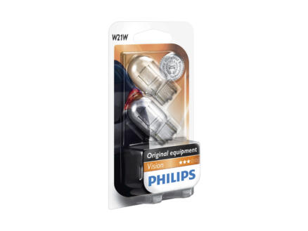 Philips 12065B2 autolamp 12V W21W 2 stuks 1