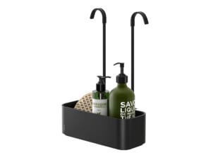 Tiger 2-Store doucherek hangend 25cm mat zwart