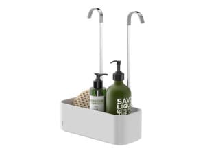 Tiger 2-Store doucherek hangend 25cm wit