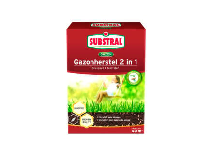 Substral 2-in-1 Gazonherstel graszaad & meststof 2kg 1