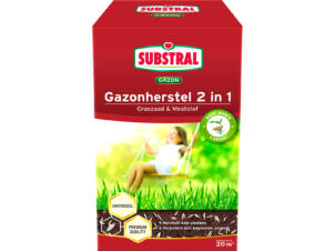 Substral 2-in-1 gazonherstel graszaad & meststof 20m² 1,13kg