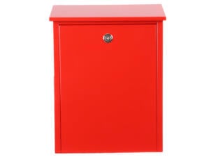 Allux 200 brievenbus eurolock gegalvaniseerd staal rood