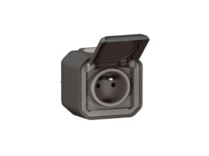 Legrand 2P+A Plexo stopcontact zwart
