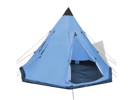 4-persoons tent blauw