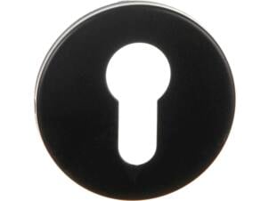 Linea Bertomani 5310y sleutelrozet 50mm inox zwart 2 stuks