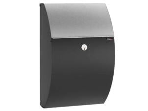 Allux 7000 RS boîte aux lettres acier galvanisé/inox noir