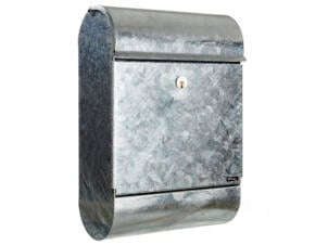 Allux 9000 boîte aux lettres acier galvanisé gris