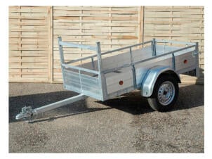 Aanhangwagen 200x100 cm aluminium 1-assig