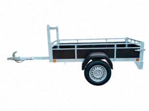 Aanhangwagen 200x100 cm enkele as
