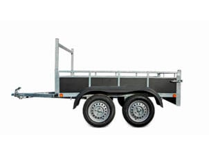 Aanhangwagen 225x132 cm dubbele as