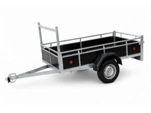 Aanhangwagen 225x132 cm enkele as