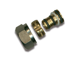 Saninstal Aansluitkoppeling buis 16x2 mm PVC
