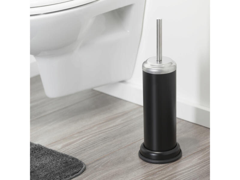 Sealskin Acero WC-borstel met houder vrijstaand inox/zwart