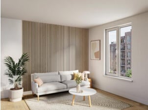 CanDo Acoustic LITE panneau mural 260x30 cm 14mm 1,56m² chêne 2 pièces