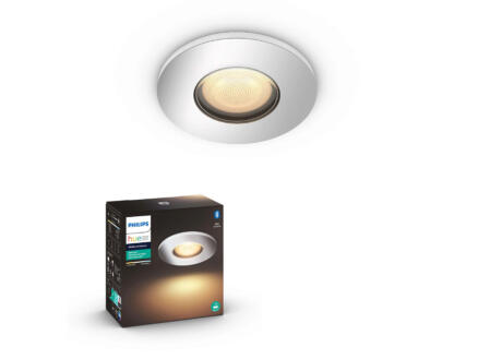 Philips Hue Adore White Ambiance spot LED encastrable GU10 5W dimmable blanc 1