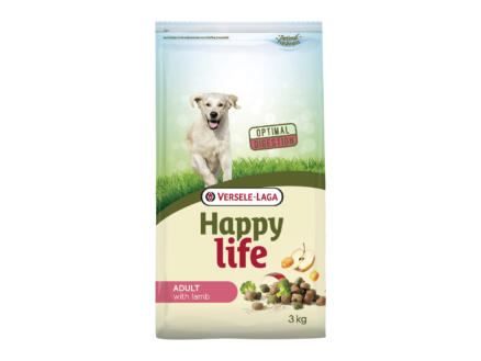 Happy Life Adult croquettes chien agneau 3kg 1