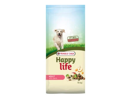 Happy Life Adult hondenvoer lam 15kg 1