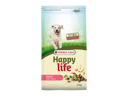 Happy Life Adult hondenvoer lam 3kg 1