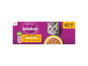 Whiskas Adult patée pour chat à la volaille 40x85 g