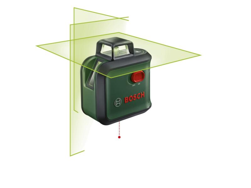Bosch AdvancedLevel 360 laser en croix 360° + TT150 trépied 157cm
