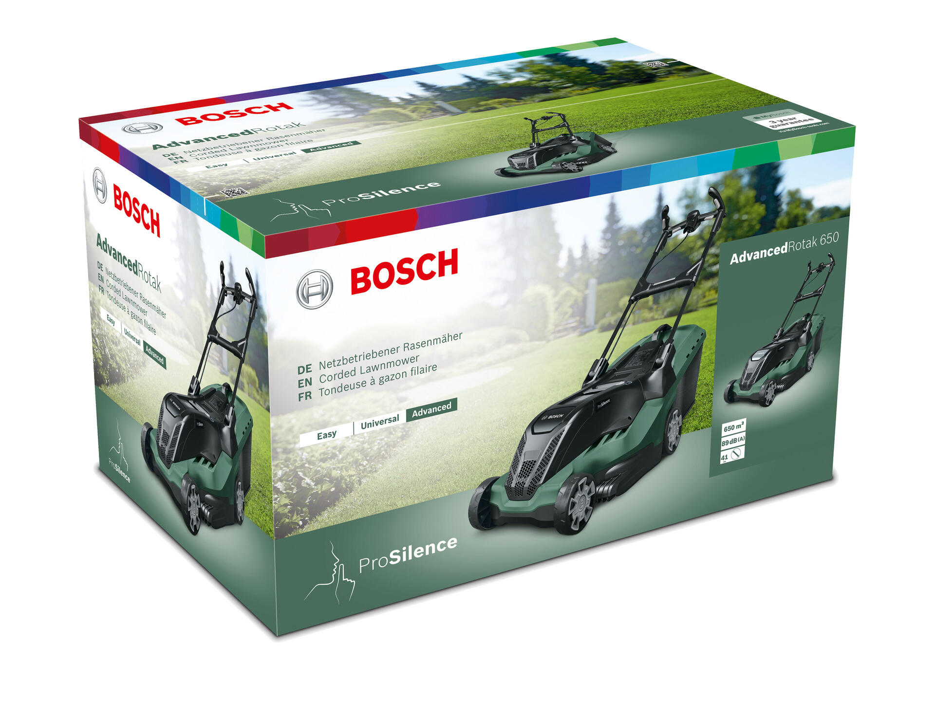 Onhandig Cirkel Rondlopen Bosch AdvancedRotak 650 elektrische grasmaaier 1700W 41cm | Hubo