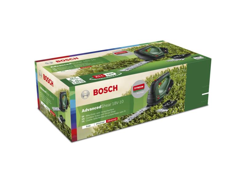 Bosch AdvancedShear 18V-10 accu gras- en heggenschaar 18V Li-Ion 10/20 cm + lader
