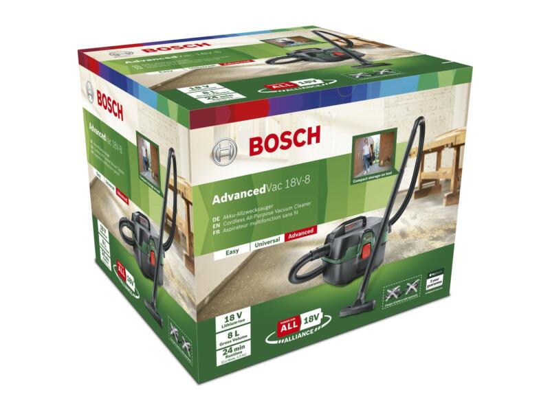 Bosch AdvancedVac 18V-8 accu alleszuiger 18V Li-Ion zonder accu