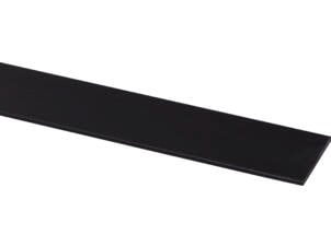 Afdekprofiel zelfklevend 2x30 mm 260cm zwart