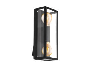 Eglo Alamonte1 wandlamp E27 max. 2x60 W zwart