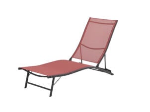Alizée chaise longue orange