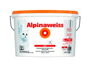 Alpina Weiss Prestige peinture murale mat 2,5l blanc