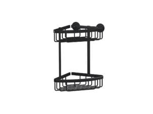 Tesa Aluxx panier de douche auto-adhésif 18cm noir