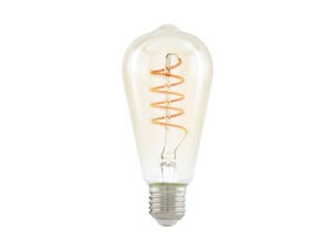 Eglo Amber Spiral ampoule LED Edison filament E27 4W