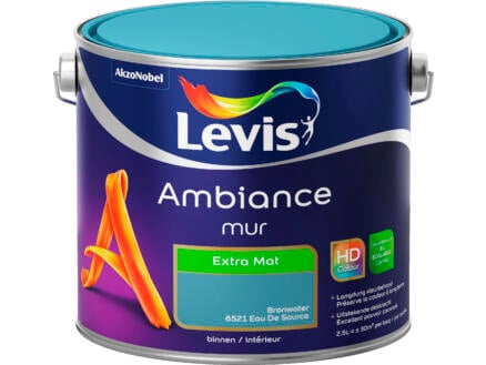 Levis Ambiance muurverf extra mat 2,5l bronwater 1