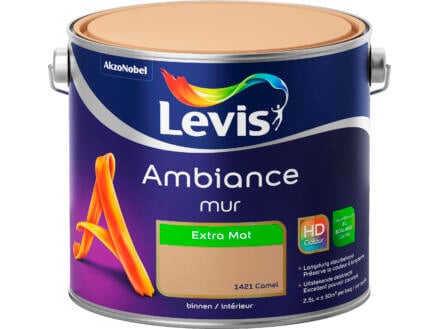 Levis Ambiance muurverf extra mat 2,5l camel 1