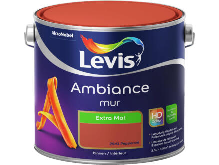 Levis Ambiance muurverf extra mat 2,5l pepperoni 1