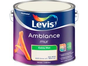 Levis Ambiance muurverf extra mat 2,5l zuiver wit