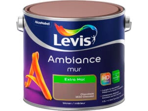 Levis Ambiance peinture murale extra mat 2,5l chocolat