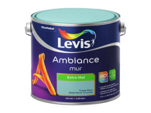 Levis Ambiance peinture murale extra mat 2,5l pierre turquoise