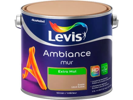 Levis Ambiance peinture murale extra mat 2,5l suède 1