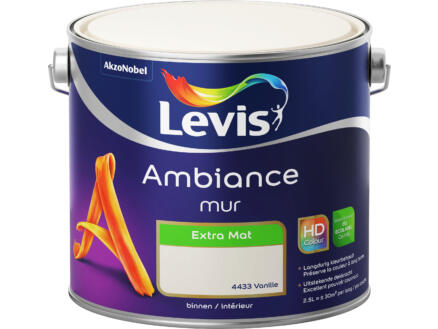 Levis Ambiance peinture murale extra mat 2,5l vanille 1