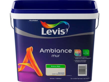 Levis Ambiance peinture murale extra mat 5l coquille d'oeuf 1