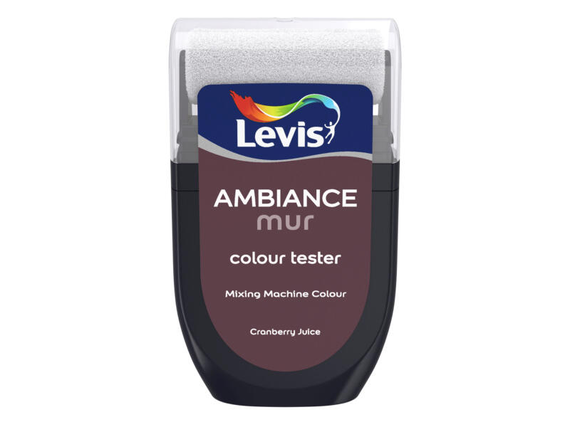 Levis Ambiance tester muurverf extra mat 30ml cranberry juice