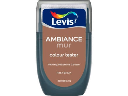 Levis Ambiance tester muurverf extra mat 30ml heart brown
