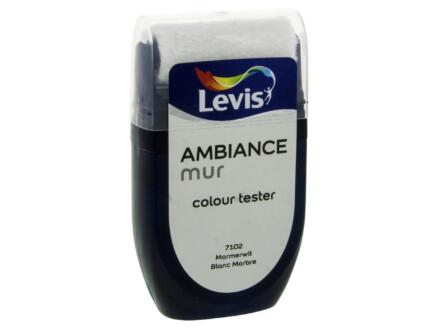 Levis Ambiance tester muurverf extra mat 30ml marmerwit