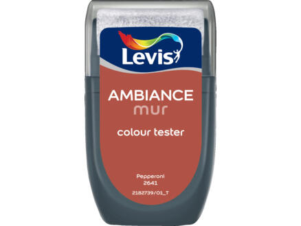 Levis Ambiance tester muurverf extra mat 30ml pepperoni 1
