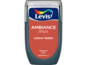 Levis Ambiance tester muurverf extra mat 30ml pepperoni