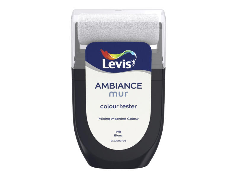 Levis Ambiance tester muurverf extra mat 30ml wit