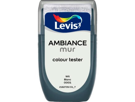 Levis Ambiance tester muurverf extra mat 30ml wit 1