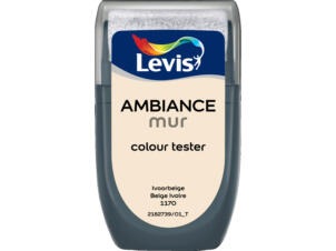 Levis Ambiance testeur peinture murale extra mat 30ml beige ivoire